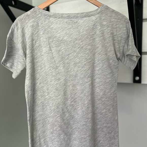 Grey scoop neck botanical Tshirt by J.Crew - Picture 3 of 3